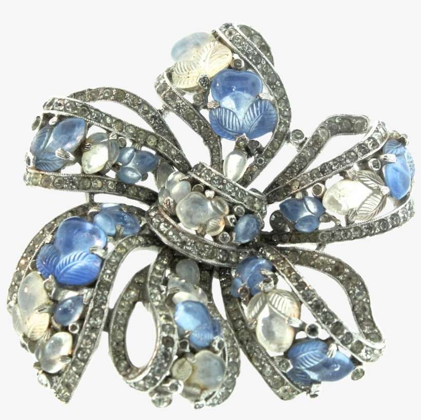 Jpg Freeuse Bow Clip Rhinestone - Brooch, transparent png download