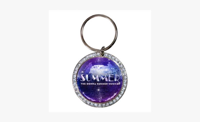 Gem Round Keytag Vibraprint W/ Split Ring, transparent png download