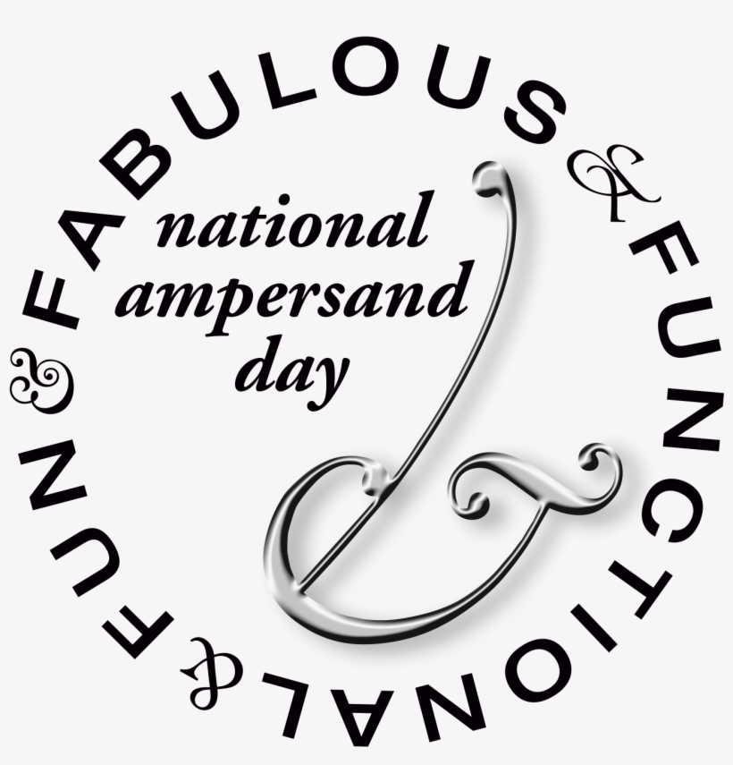 National Ampersand Day Logo - National Ampersand Day, transparent png download