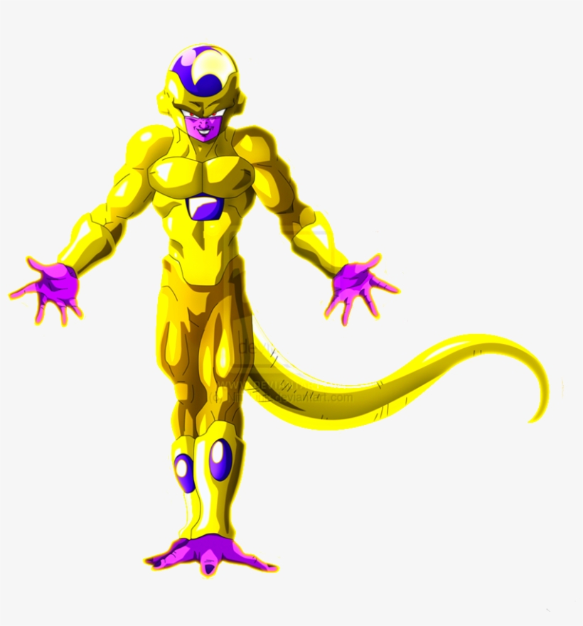 Golden Frieza By Niiii Link-d8kew9u - Dragonball Golden Frieza Png, transparent png download
