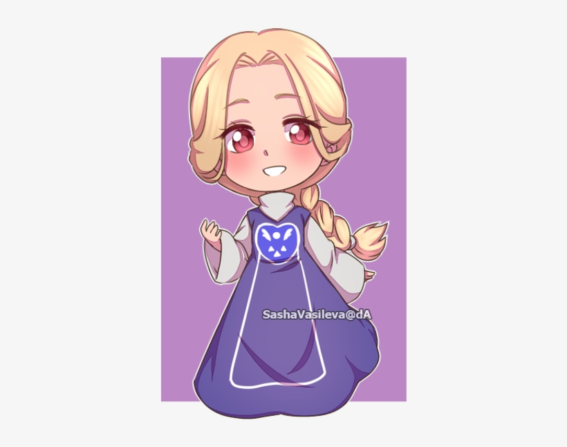 Human Chibi Toriel By Vsasha On Deviantart Banner Royalty - Toriel Chibi, transparent png download