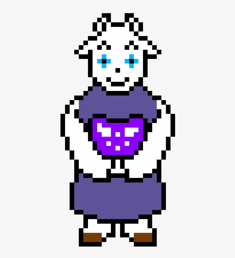 Sassytale Toriel Sprite - Undertale Pixel Art Toriel, transparent png download