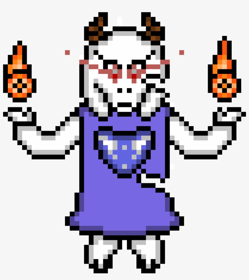 Undertale Toriel Sprite Genocide Harmode - Toriel Sprite, transparent png download
