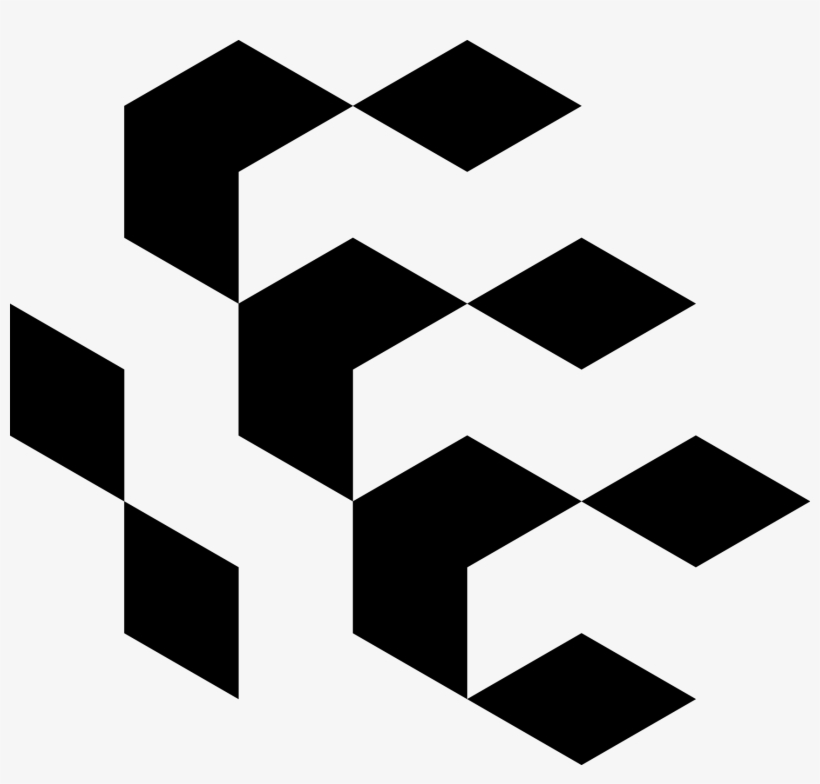 Cube - Black-and-white, transparent png download