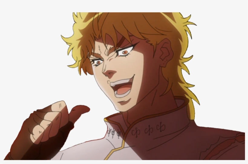 Dio Rizz Face Download Jojo's Bizarre Adventure - Me Dio Transparent | Transparent ...