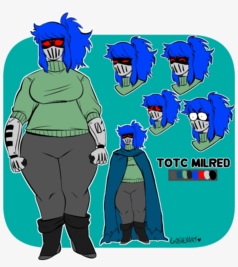 Official Art Reference For Mildred, The Toriel Replacement, - Tales Of The Cloud, transparent png download