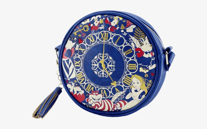 Alice In Wonderland - Loungefly Disney Alice Clock Bag, transparent png download