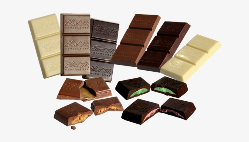 Rich Chocolate Ethel M Bars - Chocolate, transparent png download