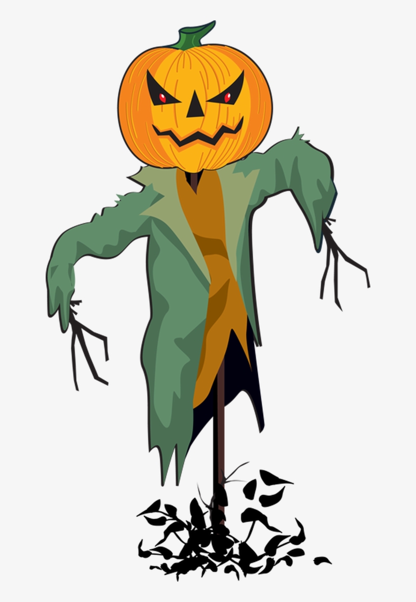 Image Transparent Download Free Clipart Pumpkin - Halloween Scarecrow Clipart, transparent png download