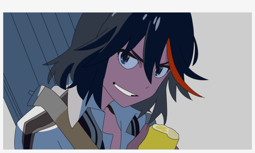No Caption Provided - Ryuko Eating A Lemon, transparent png download