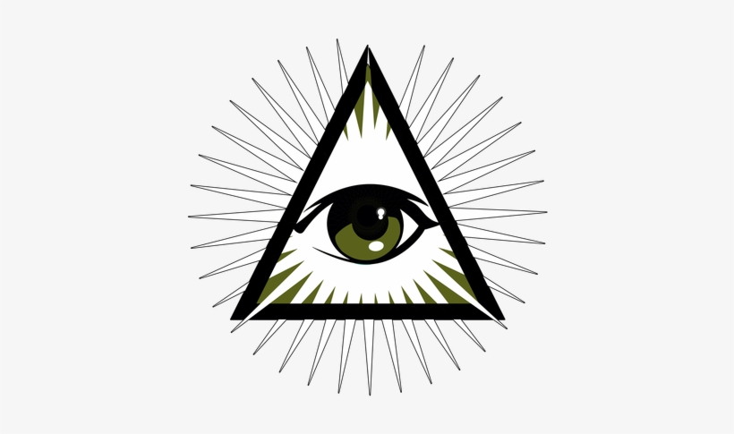 Illuminati Knob Sticker - Illuminati Stickers, transparent png download