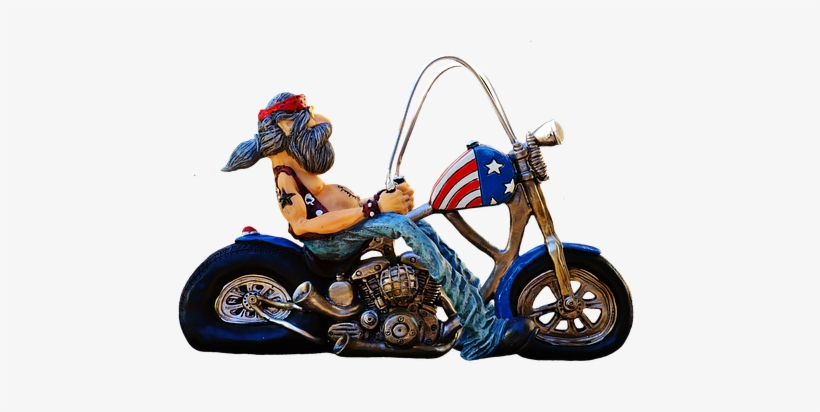 Biker, Bike, Tattooed, America, Cool - Biker Bike, transparent png download