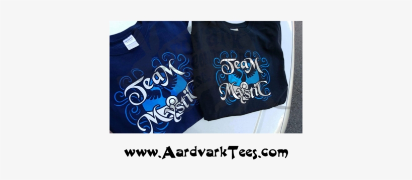 Mystic Team T-shirt - Hand Printed Fan Tee, transparent png download