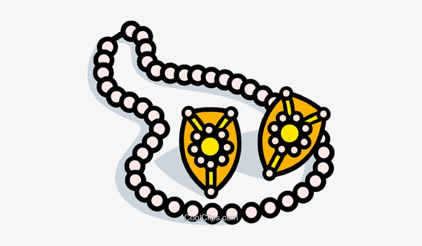 Jewelry, Pearl Necklace Royalty Free Vector Clip Art - Attawit Commercial Technology College, transparent png download
