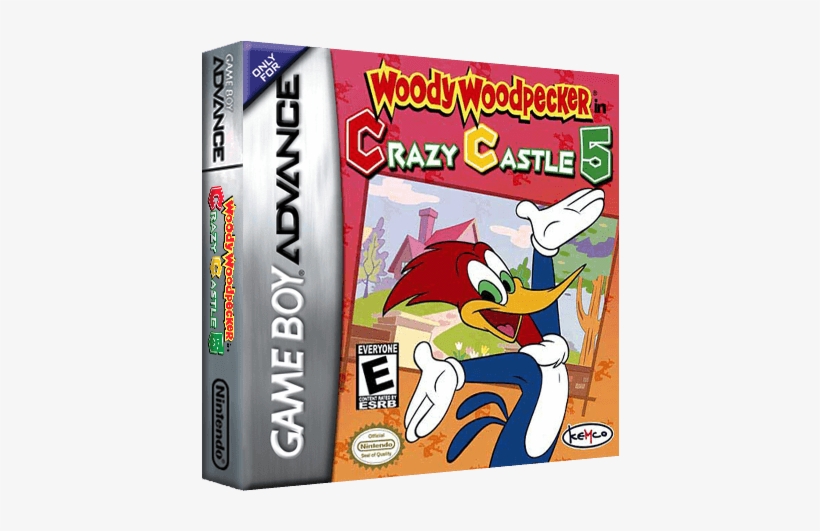 Woody Woodpecker In Crazy Castle - Super Mario Advance 2 Box, transparent png download