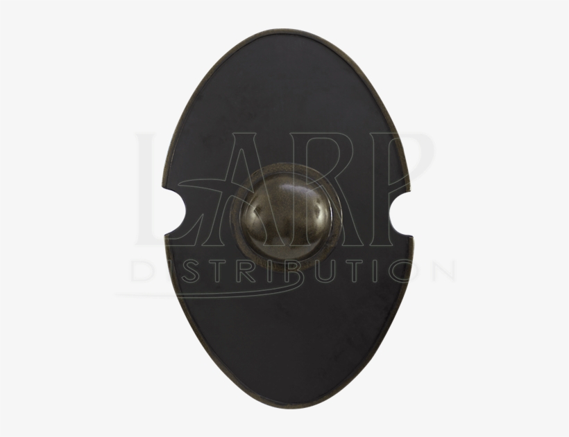 Black Roman Cavalry Larp Shield - Ironfortress Bouclier Ecu Noir, transparent png download