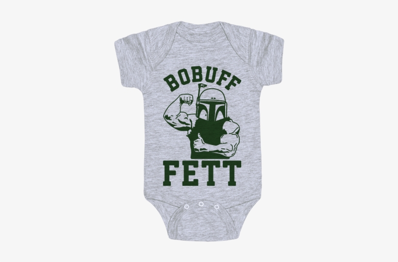 Bobuff Fett Baby Onesy - Hillary Comey T Shirts, transparent png download