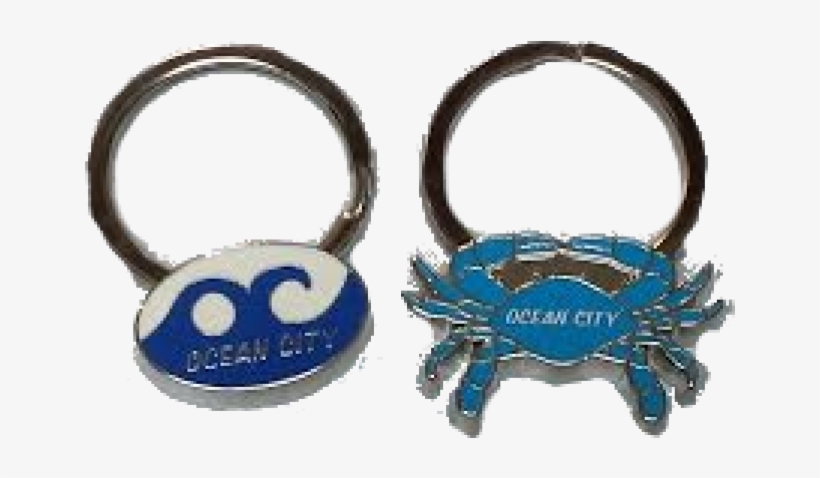 Ocean City Keyring - Chesapeake Blue Crab, transparent png download