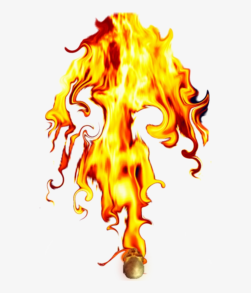 Jet Flame Png Image Black And White Library - Flame, transparent png download
