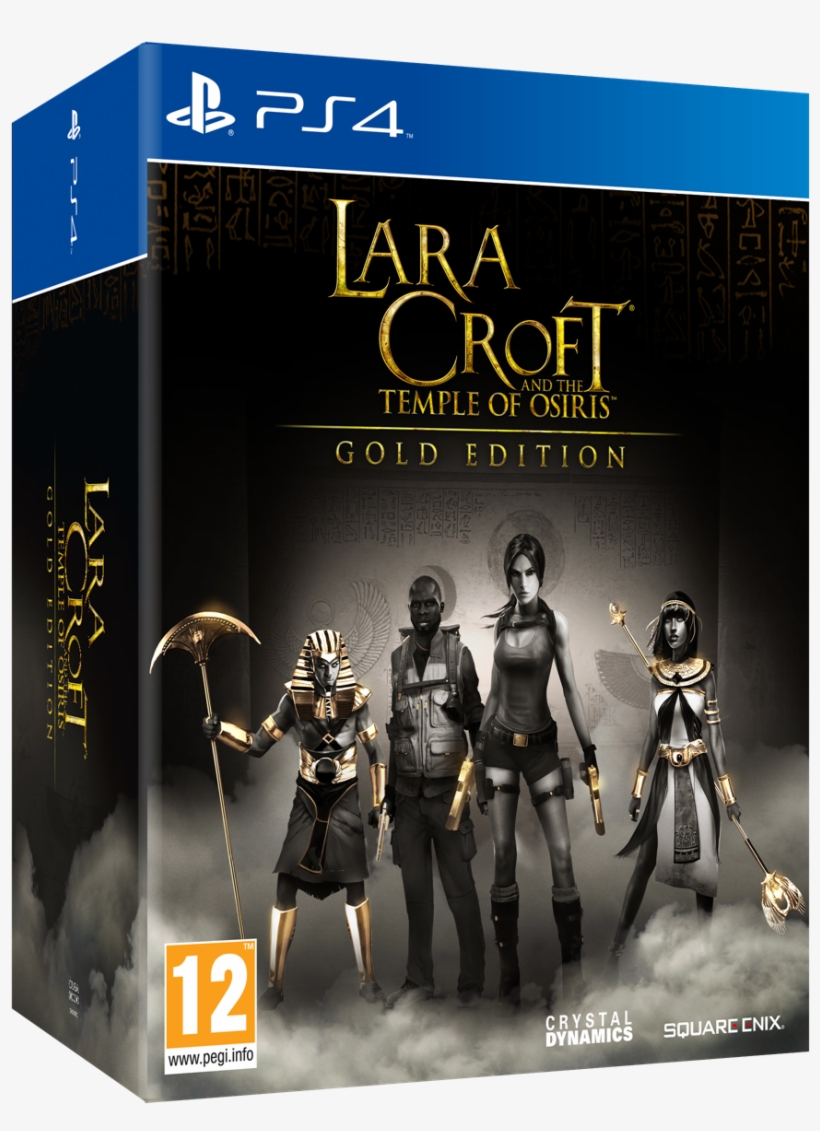 Lara Croft Osiris Boxart - Lara Croft And The Temple Of Osiris Gold Edition Ps4, transparent png download
