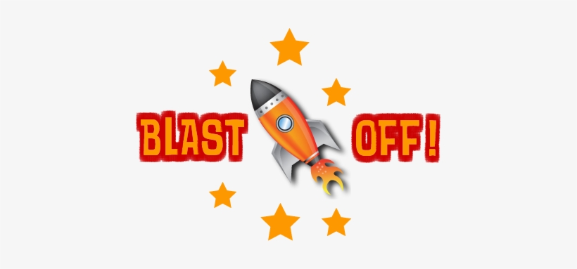 Visit - Rocket Blast Off Clipart, transparent png download