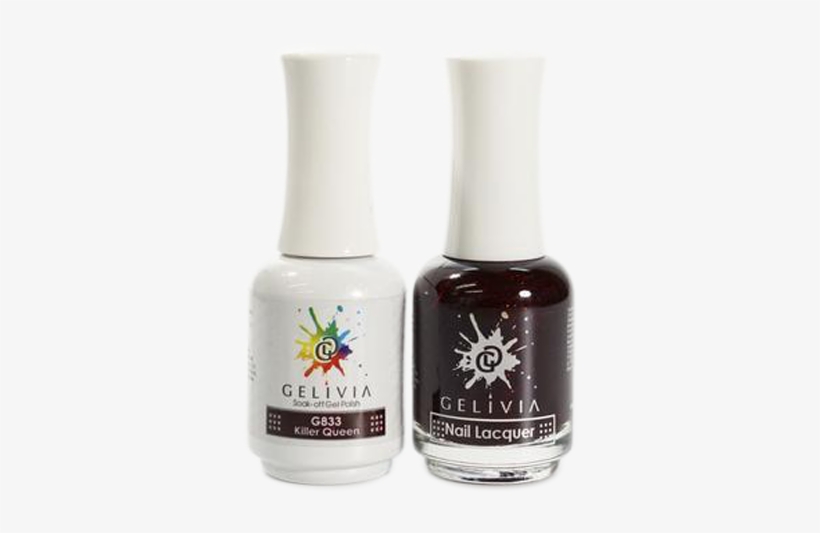Gelivia Nail Lacquer And Gel Polish, 833, Killer Queen - Nail Polish, transparent png download
