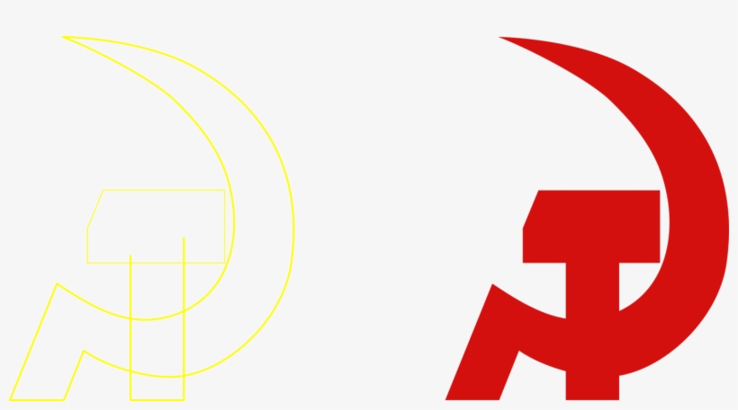 Flag Of The Soviet Union Hammer And Sickle - Hd Hammer And Sickle, transparent png download