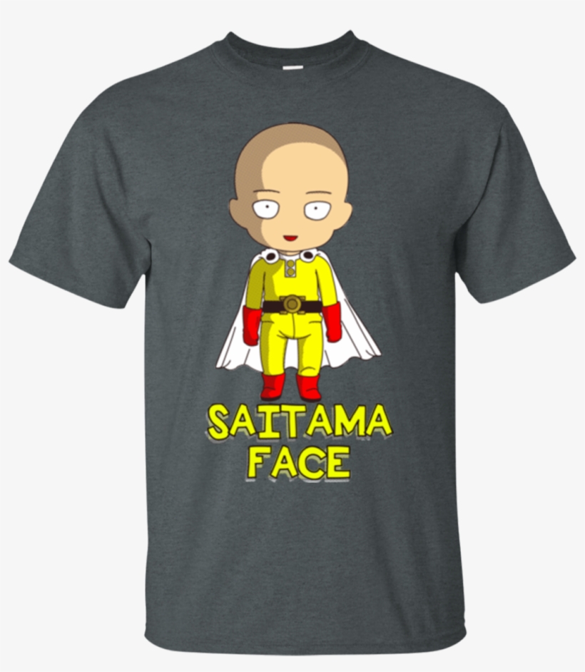 Saitama Face T-shirt - Shirt, transparent png download