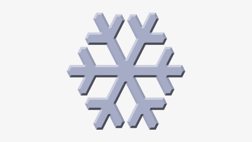 Blue Snowflake Png - Snowflakes Vector, transparent png download