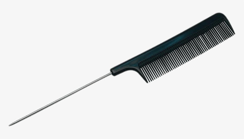 Comb Metallic Handle - Tail Comb, transparent png download