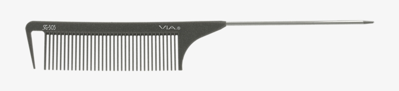 Via Sg-505 Silicone Graphite Comb - Clothes Hanger, transparent png download