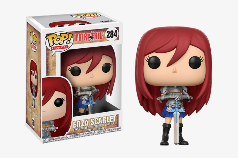 Erza Scarlet Funko Pop Vinyl Figure - Fairy Tail Funko Pop, transparent png download