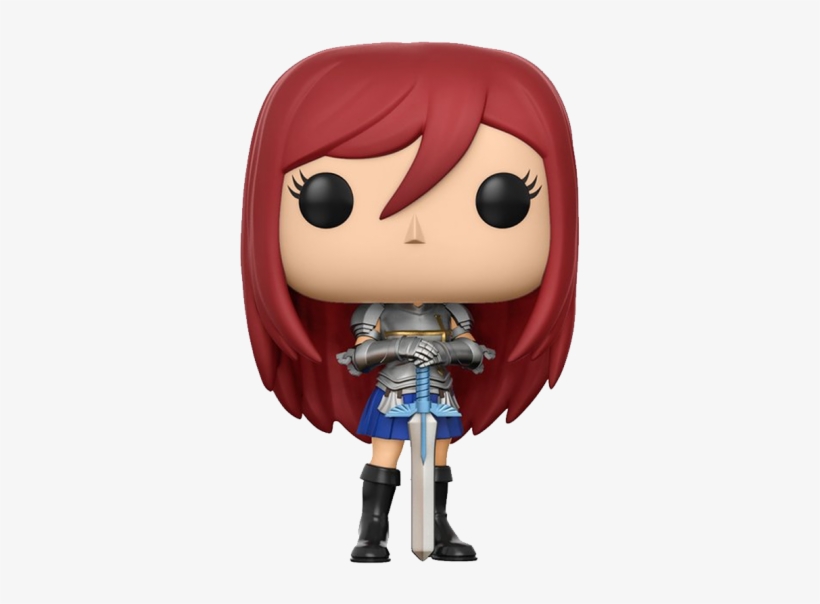 Vinyl Fairy Tail - Erza Scarlet Funko Pop, transparent png download