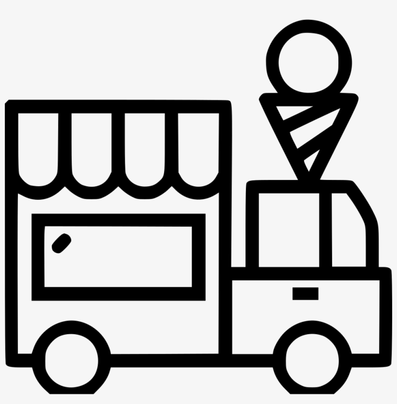 Ice Cream Truck - Scalable Vector Graphics, transparent png download