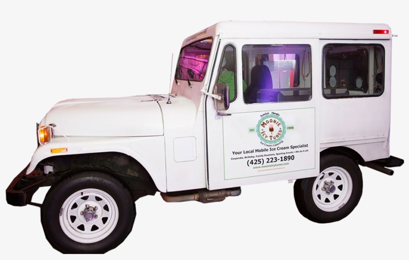 Seattle Ice Cream Catering - Ice Cream Jeep, transparent png download