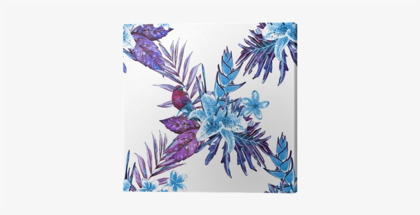 Watercolor Exotic Plants - Watercolor Painting, transparent png download