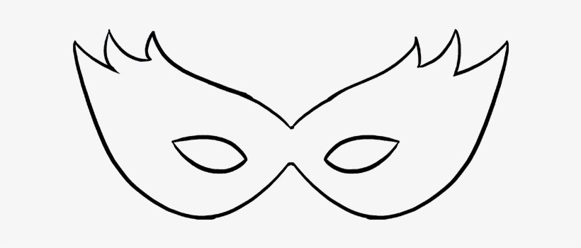 How To Draw Mardi Gras Mask - Drawing, transparent png download