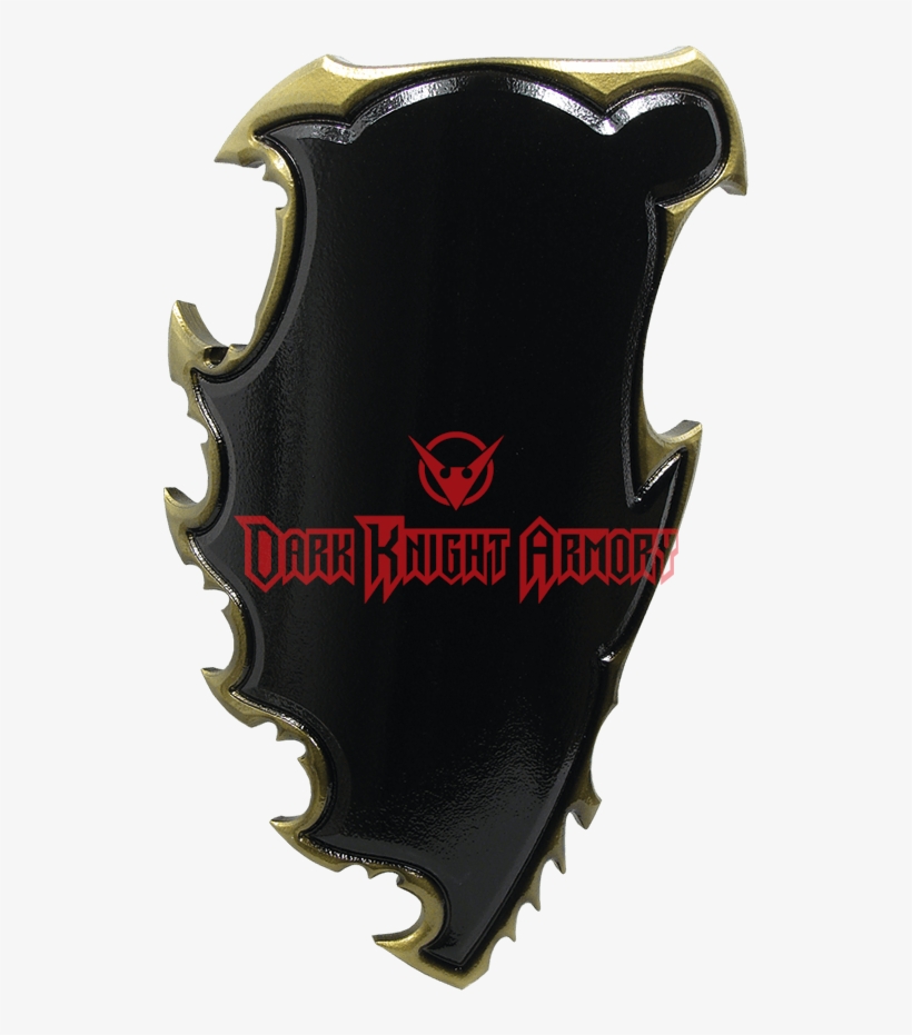 Black And Gold Chaos Larp Battle Shield - Portable Network Graphics, transparent png download