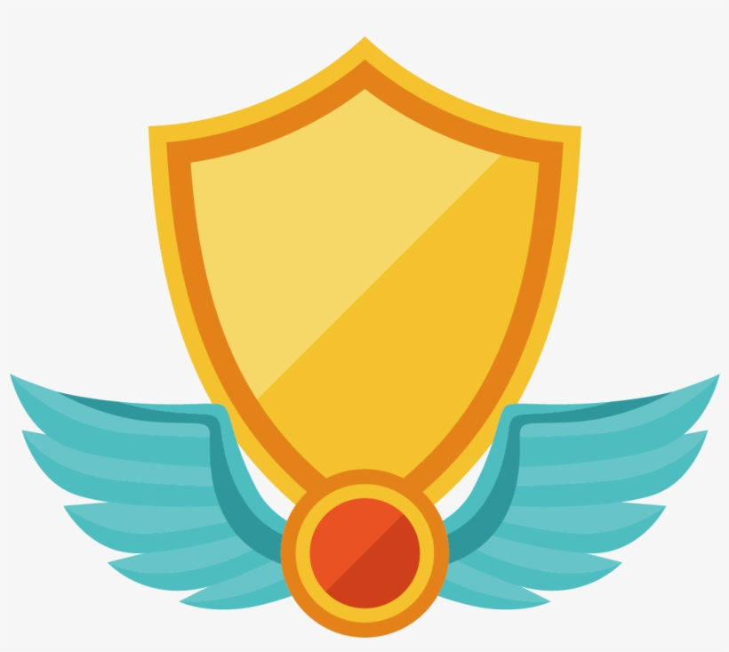 Gold Shield Transprent Png - Gold Shield Symbol, transparent png download