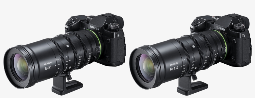 New Fujifilm High Performance Cinema Lenses, The Fujinon - Fujifilm X-h1, transparent png download