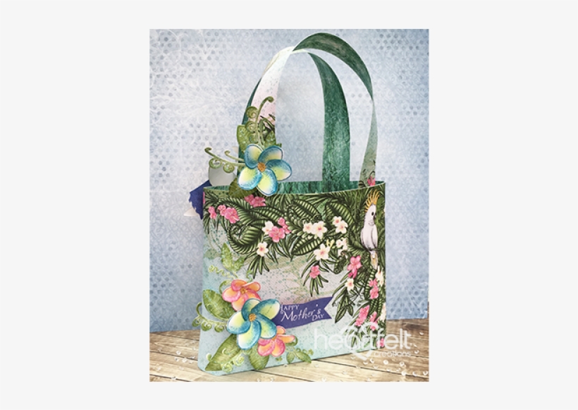 Heartfelt Creations Tropical Parrots Cling Stamp Set - Parrot, transparent png download