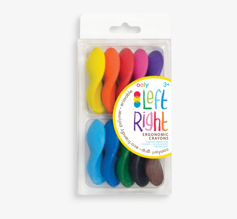 Png Free Stock Left Right Ooly - Left/right Crayons (set Of 10), transparent png download