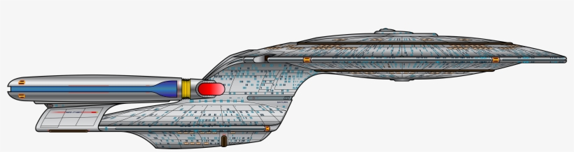 Galaxy Class Starship Png, transparent png download