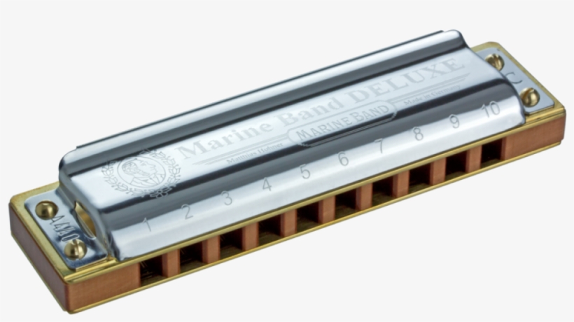 More Views - Hohner Marine Band Deluxe A-major, transparent png download