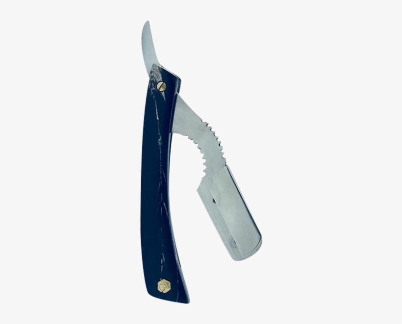 Real Horn Scale Straight Barber Razor In 2 Different Razor PNG Image