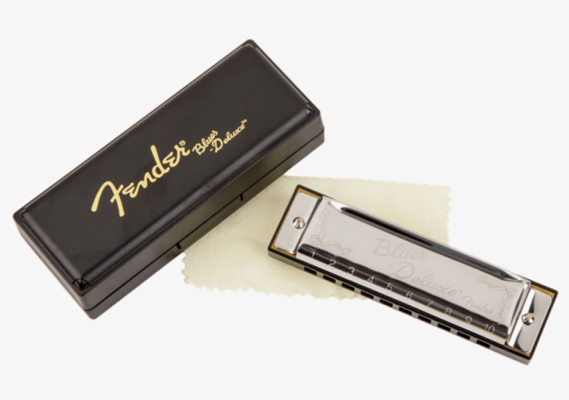Fender Model Blues Deluxe 10 Hole Major Diatonic Harmonica - Fender Blues Deluxe Harmonica, transparent png download