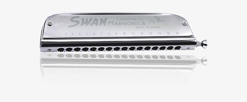16 Hole 64 Tone Chromatic Boat-shaped Harmonica - Harmonica, transparent png download