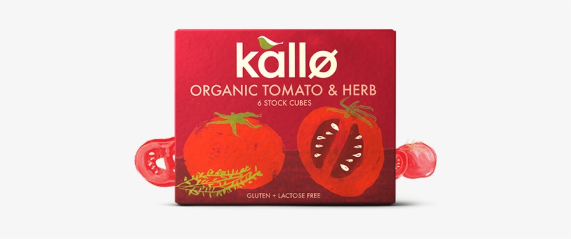 Organic Tomato & Herb Stock Cubes - Kallo Organic Beef Stock Cubes, transparent png download