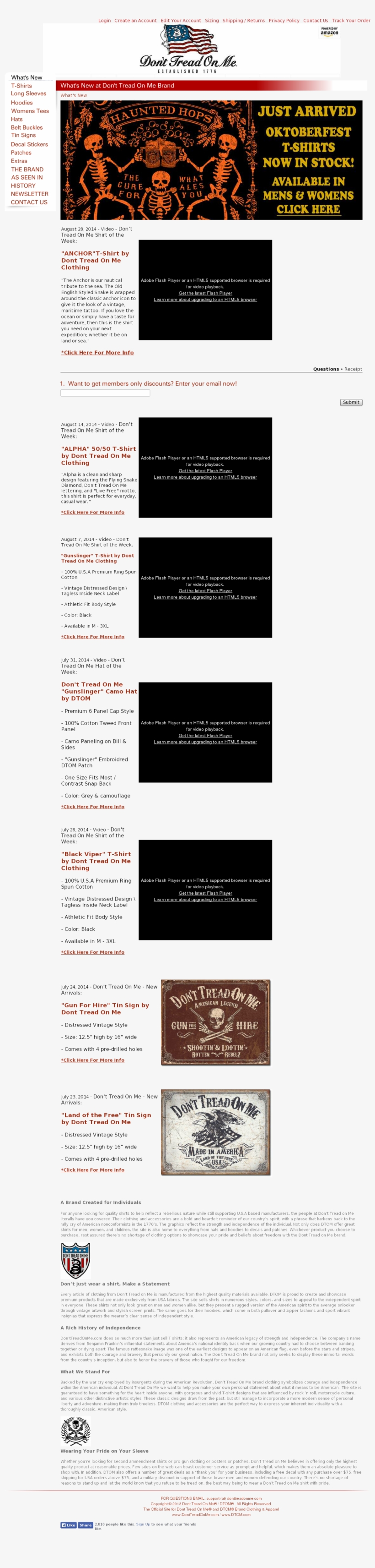 Dont Tread On Me Competitors, Revenue And Employees - Brochure, transparent png download