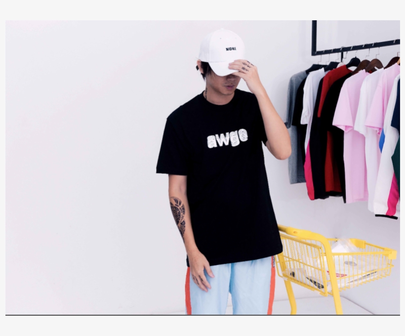 3110#awge Logo British Limit Asap Rocky With Short - Supreme Box Logo Hooded Sweatshirt, transparent png download